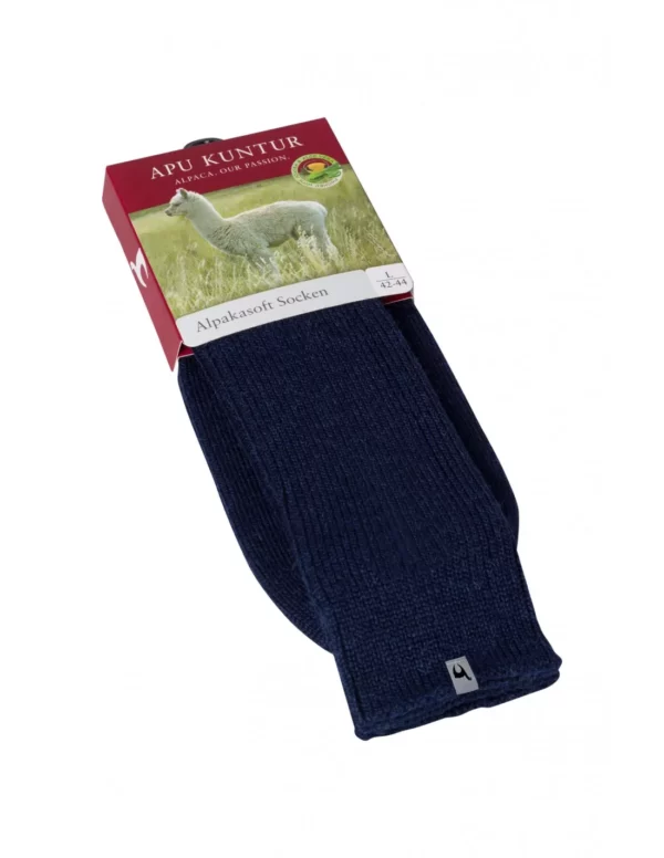 Alpakasoft Socken schwarz