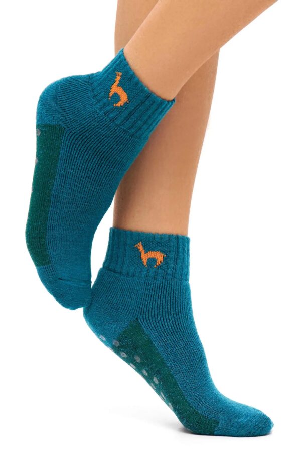 Antirutschsocken für Erwachsene Alpaka Premium