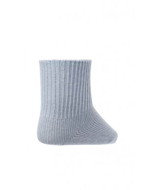 Kindersocken blau aus Alpakawolle