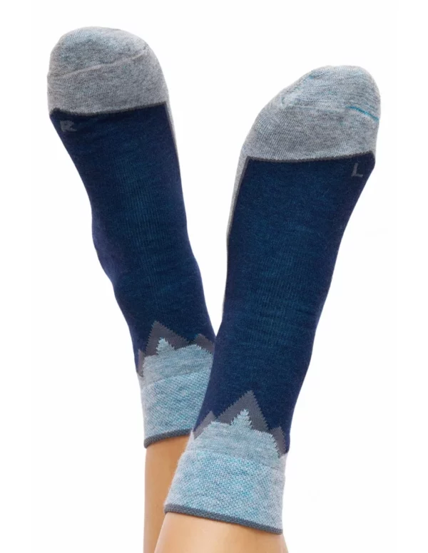 Wandersocken blau