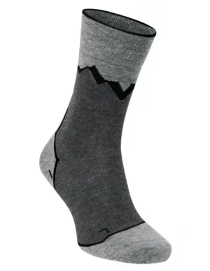 Wandersocken grau anthrazit