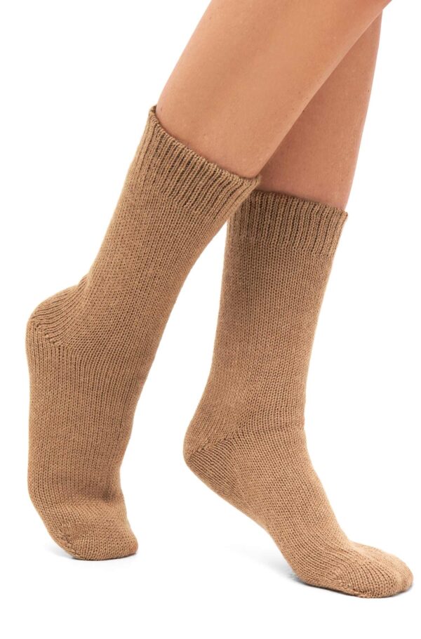 Wendesocken kamel braun alpaka