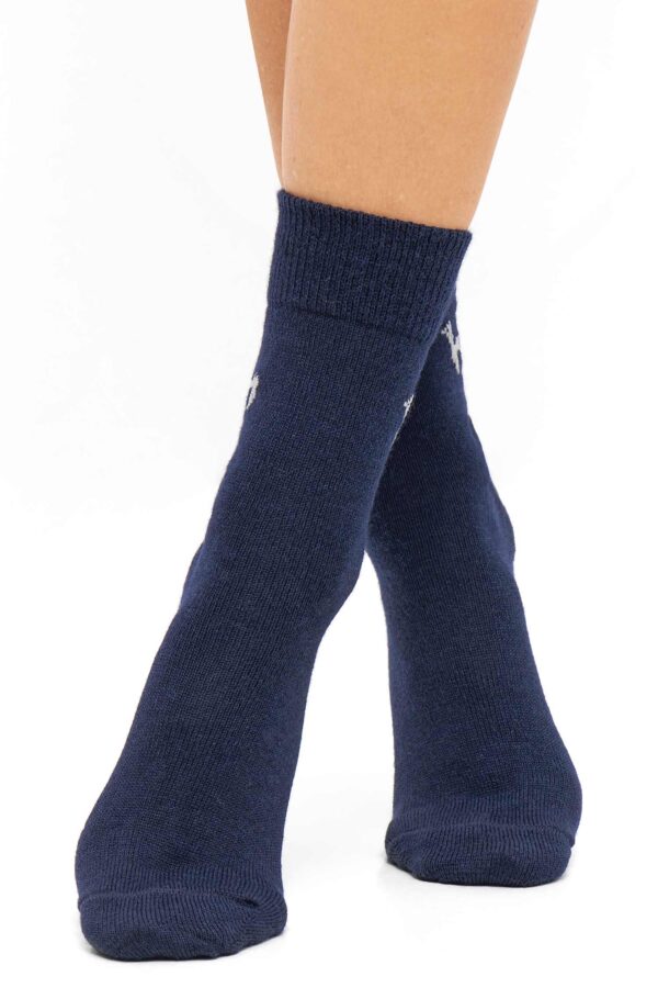 temperaturregulierende Business Socken blau