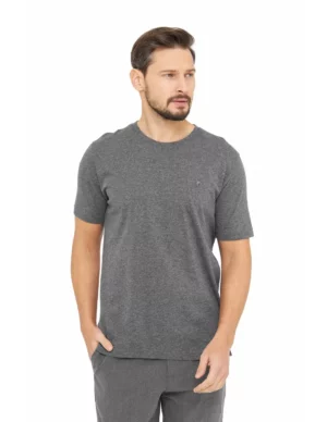 T-Shirt Rundhals grau