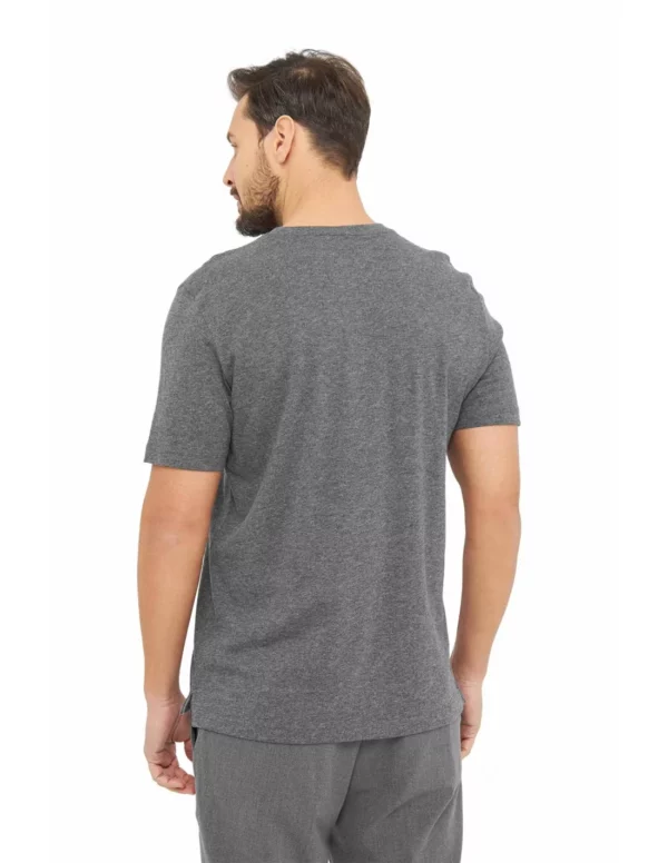 T-Shirt Rundhals grau online kaufen