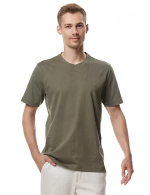 T-Shirt Rundhals olive