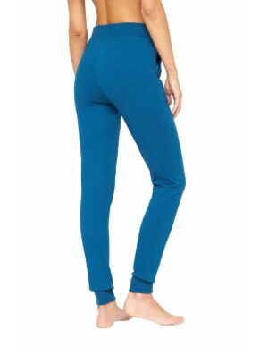 Pyjamahose Damen blau