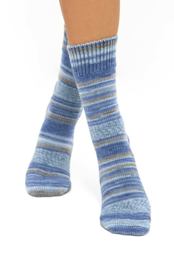 Kuschelsocken blau