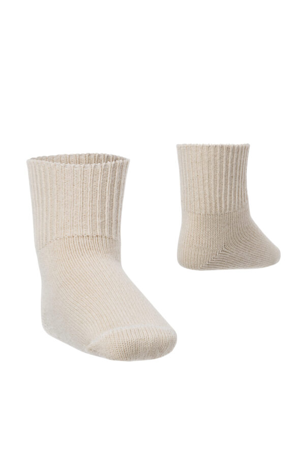 Babysocken wollweiß kaufen