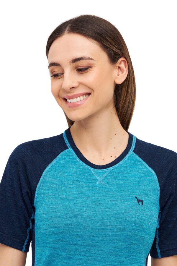 Thermo T-Shirt Damen blau