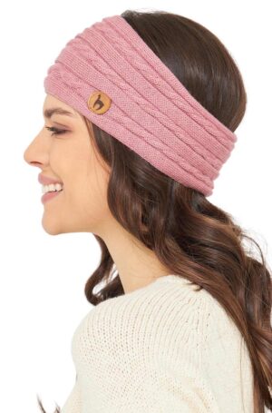 Alpaka Stirnband rosa