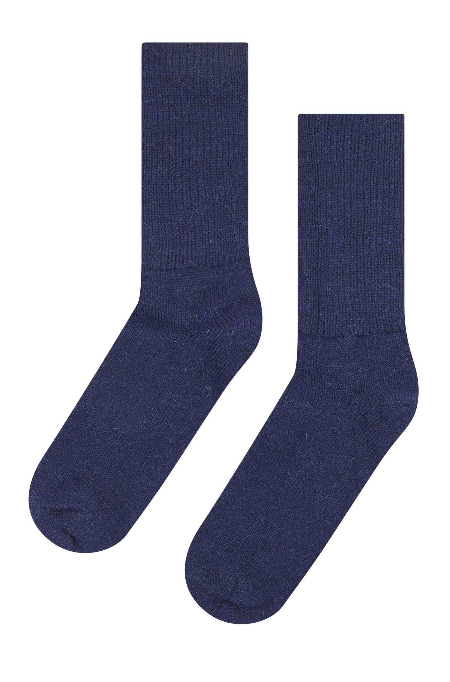 Alpakasocken blau für Damen und Herren Alpakasocken blau für Damen und Herren
