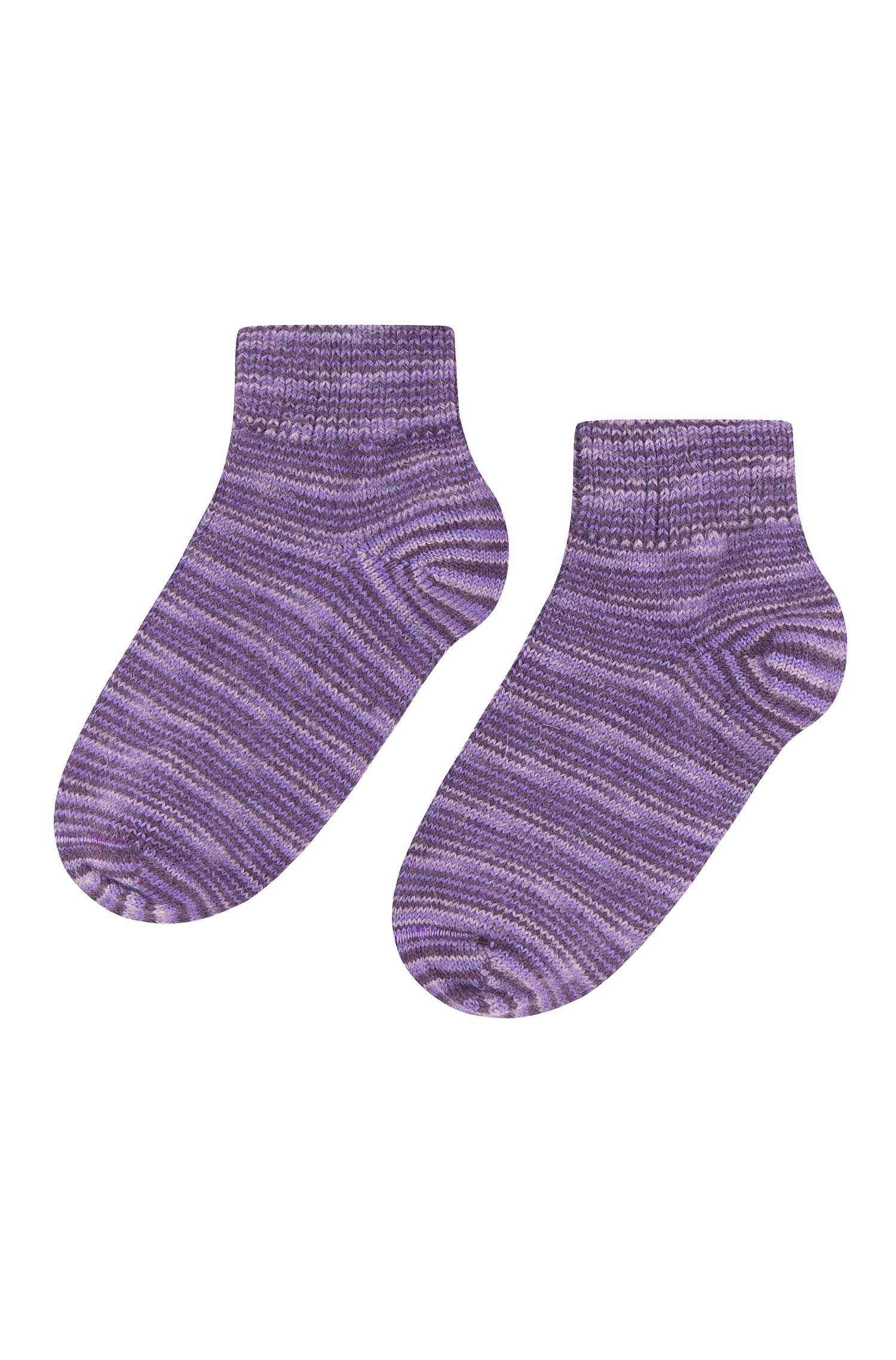 Freizeitsocken violett Alpaka Freizeitsocken violett Alpaka