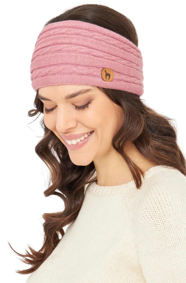 Kopfbedeckung Winter rosa