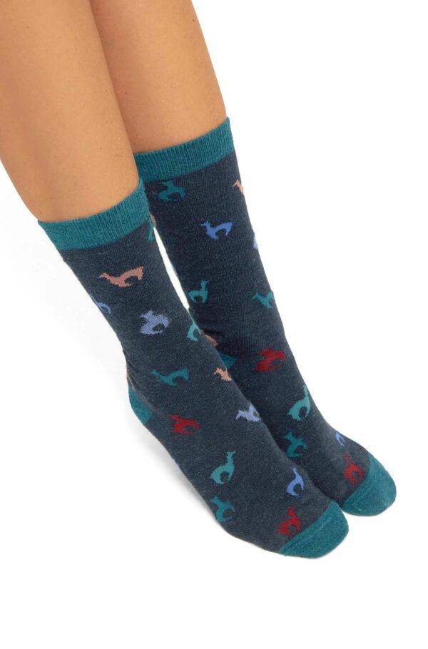 Socken mit Alpaka Motiv Damen und Herren