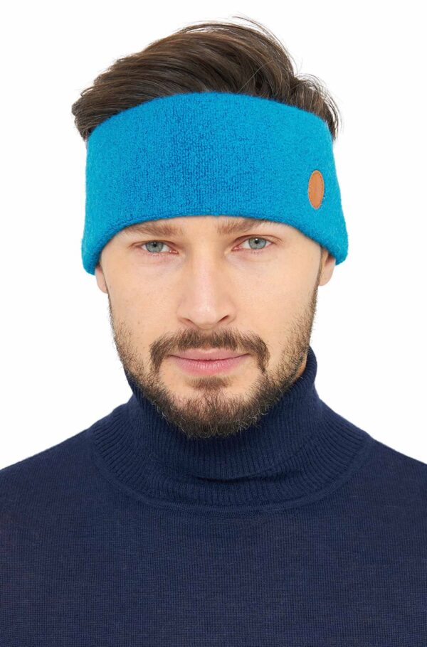 Stretch Stirnband hellblau Damen und Herren