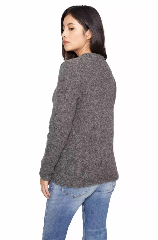 Strickjacke Damen grau