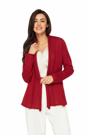 Strickjacke rot