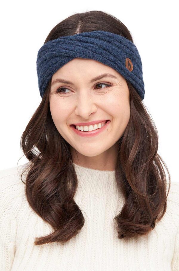 Twist Stirnband blau