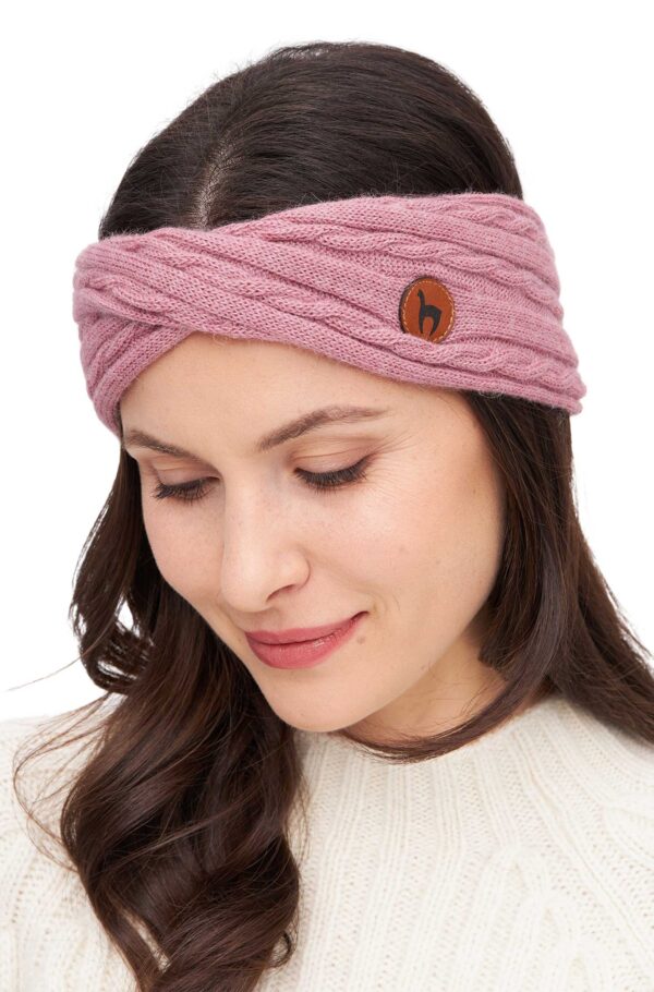 Twist Stirnband rosa