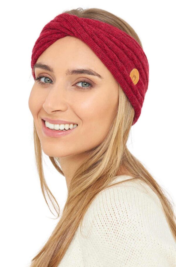Twist Stirnband rot