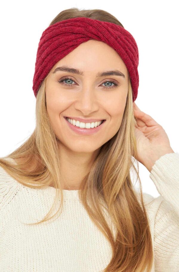 Twist Stirnband rot Damen