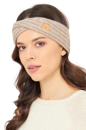 Twist Stirnband sand