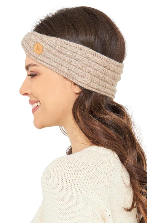 Twist Stirnband sand Alpaka