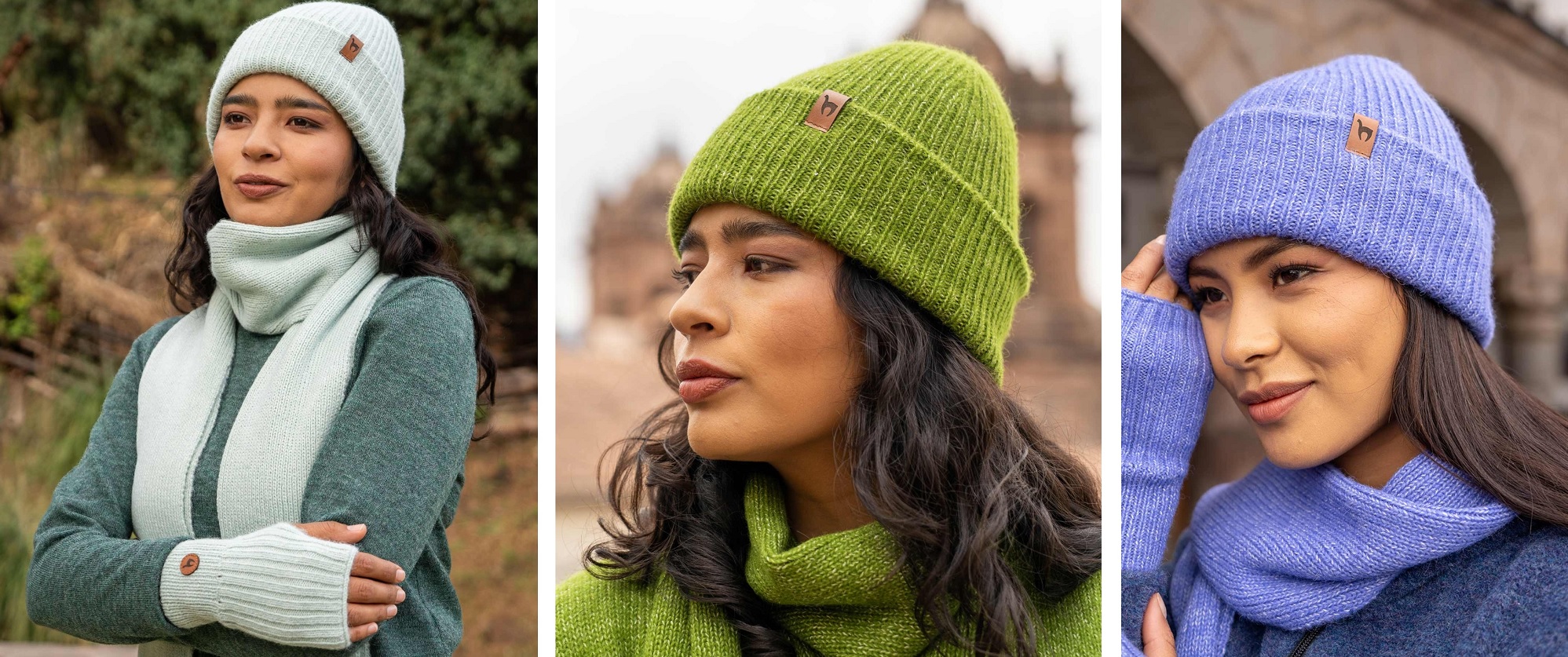 Alpaka Modekollektion Winter Set