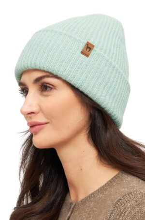 Alpaka Mütze seafoam