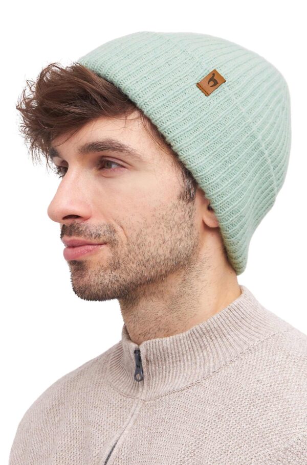 Alpaka Mütze seafoam Herren
