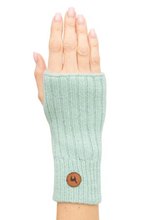 Alpaka Pulswärmer seafoam