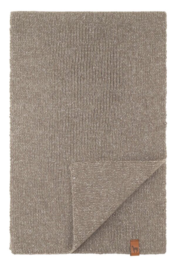 Alpaka Schal taupe Damen und Herren