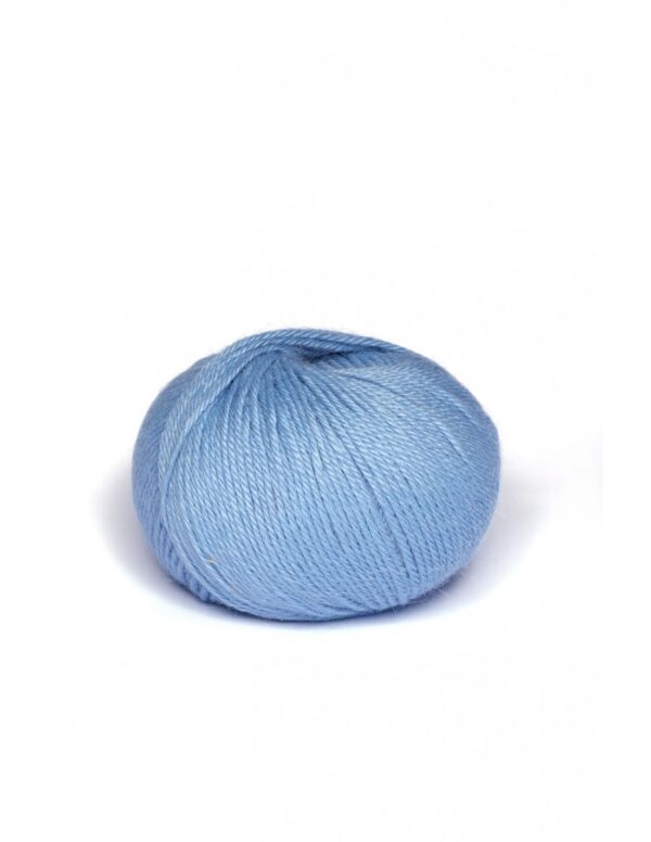 Alpaka Strickwolle eisblau