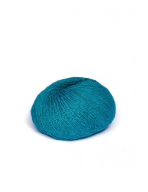 Alpaka Strickwolle petrol