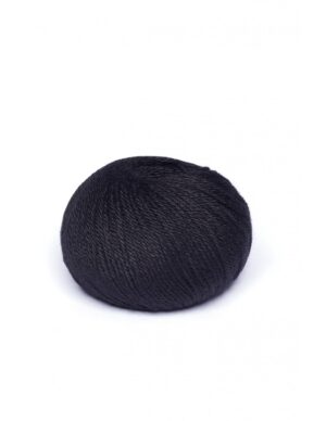 Alpaka Strickwolle schwarz
