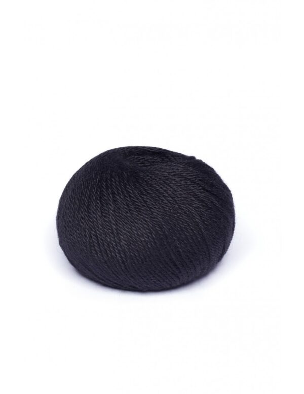 Alpaka Strickwolle schwarz