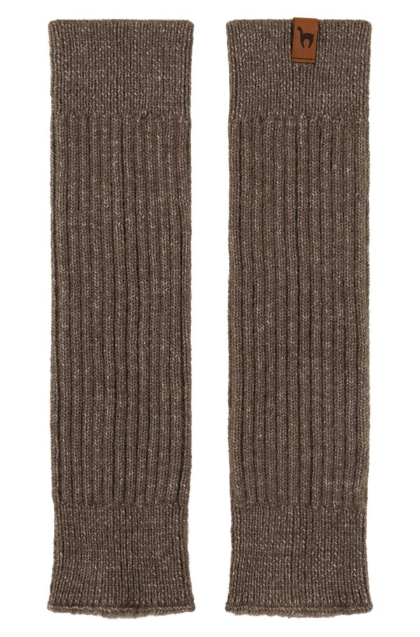 Alpaka Beinstulpen taupe Mode