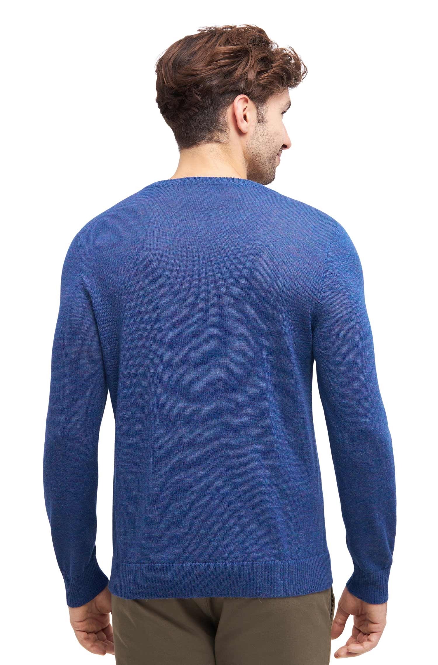 Alpaka Pullover Herren blau