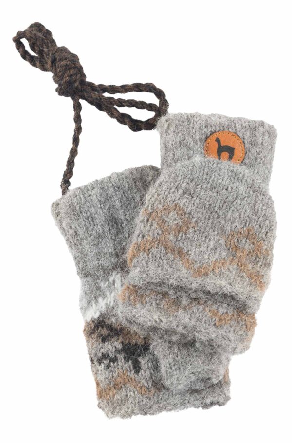 Kinder Känguru Handschuhe Alpaka