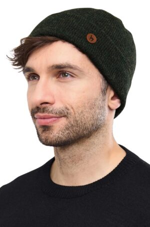 Alpaka Haube tannengrün