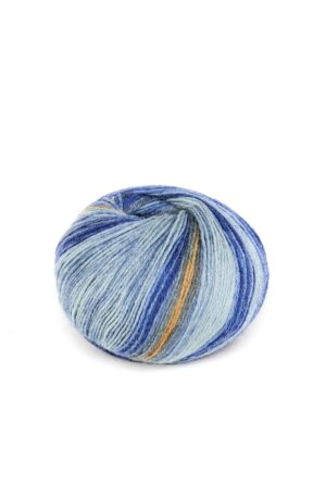 Alpaka Sockengarn ocker blau